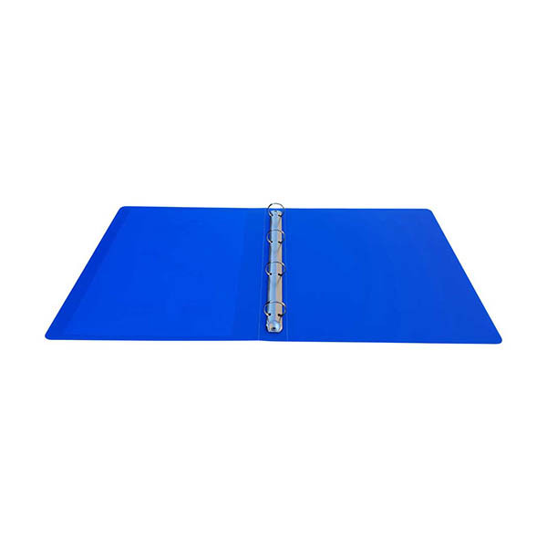 Bronyl classeur personnalisable à 4 anneaux ronds 25 mm - transparent bleu 440417 - 3