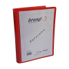 Bronyl classeur personnalisable avec 4 anneaux en O 16 mm - rouge 440410 - 2