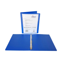 Bronyl classeur personnalisable avec 4 anneaux en forme de O 25 mm - bleu 440412