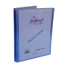 Bronyl classeur personnalisable avec 4 anneaux ronds 16 mm transparent - bleu 440499 - 2