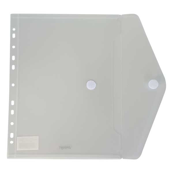 Bronyl enveloppe de documents A4 avec perforation - blanc transparent 99306 402841 - 2