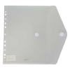 Bronyl enveloppe de documents A4 avec perforation - blanc transparent 99306 402841 - 2
