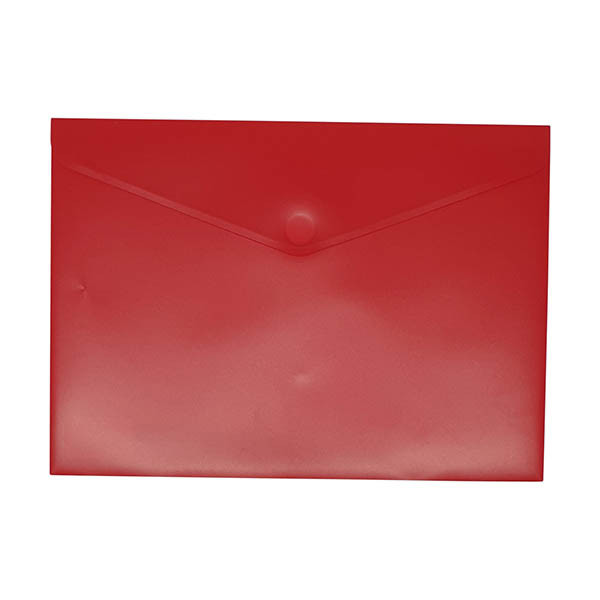 Bronyl enveloppe porte-documents A5 - transparent rouge 440450 - 1