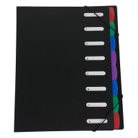 Bronyl trieur (8 onglets) - noir 150001 402836