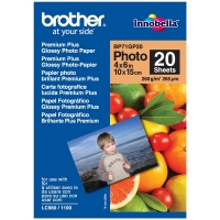 Brother BP71GP20 Premium Plus Glossy papier photo 260 g/m² 10 x 15 cm (20 feuilles) BP71GP20 063502