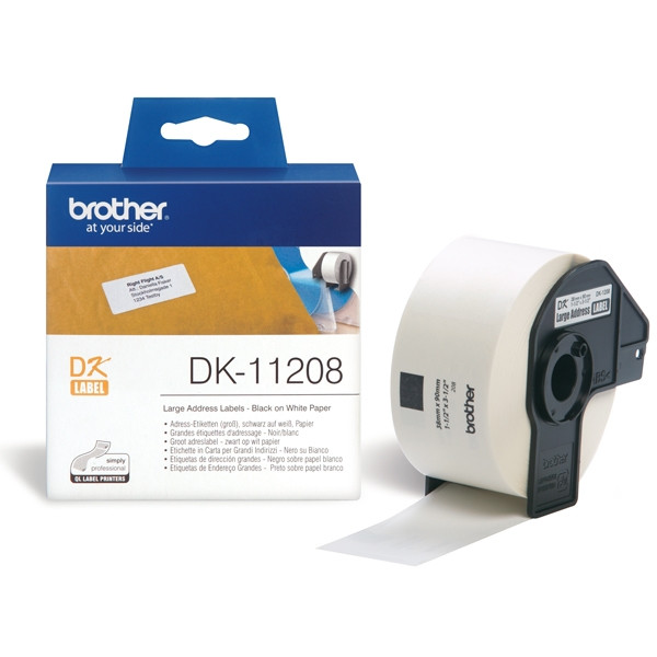 Brother DK-11208 étiquettes d'adresse grand format (d'origine) DK11208 080706 - 1