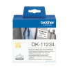 Brother DK-11234 étiquettes autocollantes pour badges (d'origine) - noir sur blanc DK-11234 350552