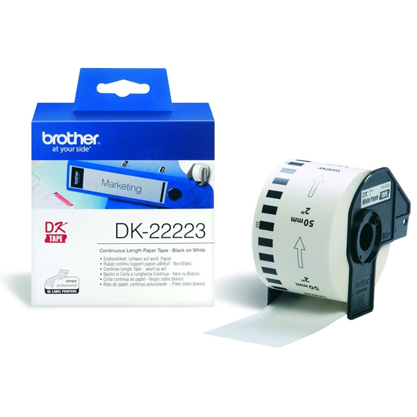 Brother DK-22223 rouleau de papier continu (d'origine) - blanc DK22223 080732 - 1