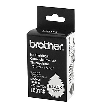 Brother LC-01BK cartouche d'encre noire (d'origine) LC01BK 028400 - 1