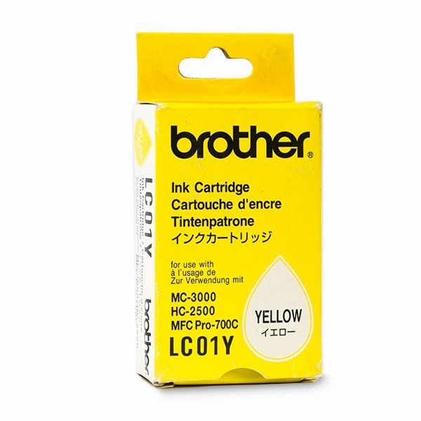 Brother LC-01Y cartouche d'encre jaune (d'origine) LC01Y 028430 - 1