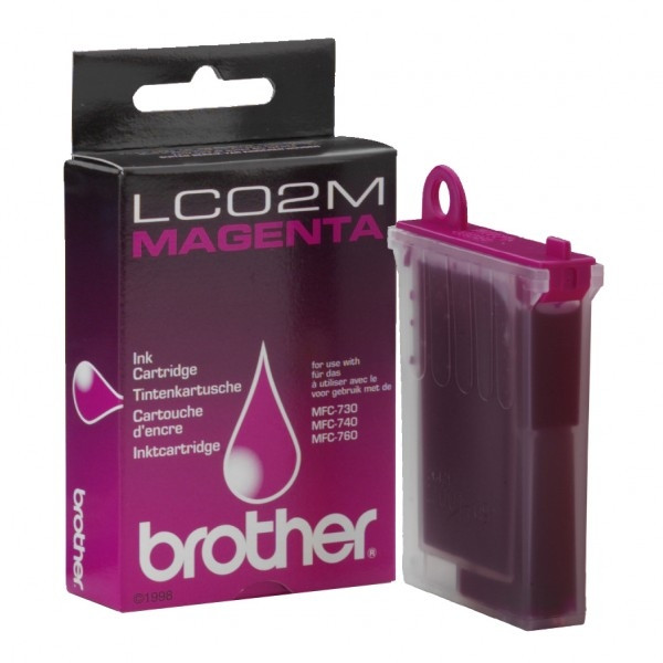 Brother LC-02M cartouche d'encre magenta (d'origine) LC02M 028549 - 1