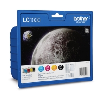 Brother LC-1000VALBP multipack noir + 3 couleurs (d'origine) LC-1000VALBP 029080