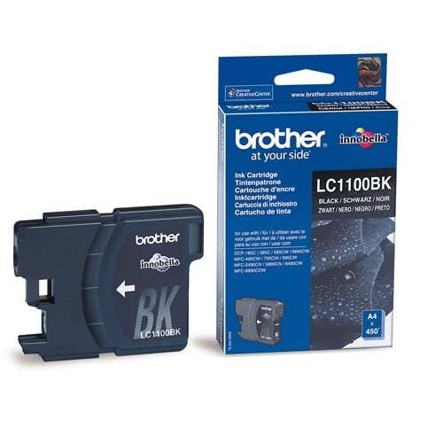 Brother LC-1100BK cartouche d'encre noire (d'origine) LC1100BK 900692 - 1