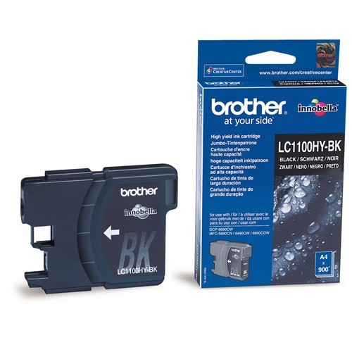 Brother LC-1100HYBK cartouche d'encre noire haute capacité (d'origine) LC1100HYBK 028848 - 1