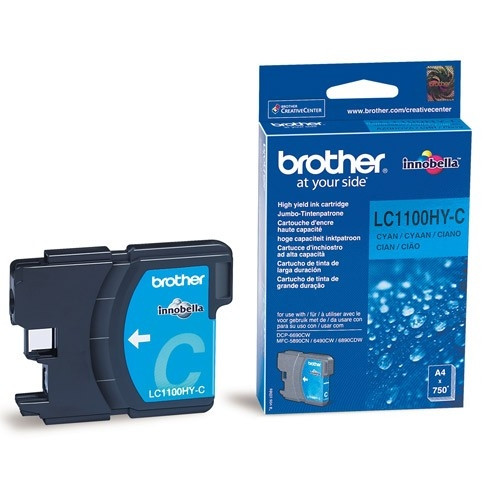 Brother LC-1100HYC cartouche d'encre cyan haute capacité (d'origine) LC1100HYC 902587 - 1