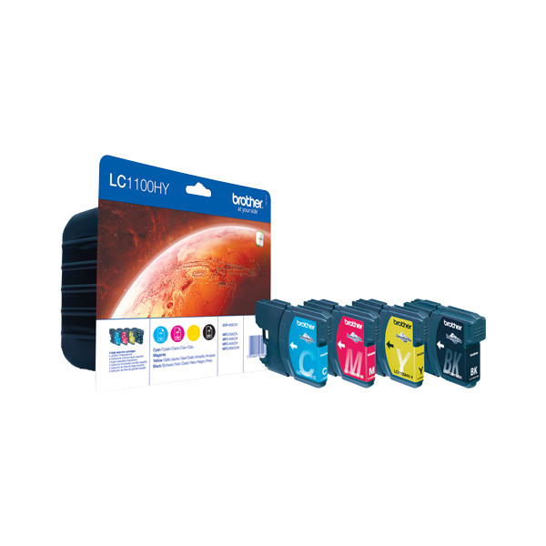 Brother LC-1100HYVALBP multipack noir + 3 couleurs (d'origine) LC1100HYVALBP 029087 - 1