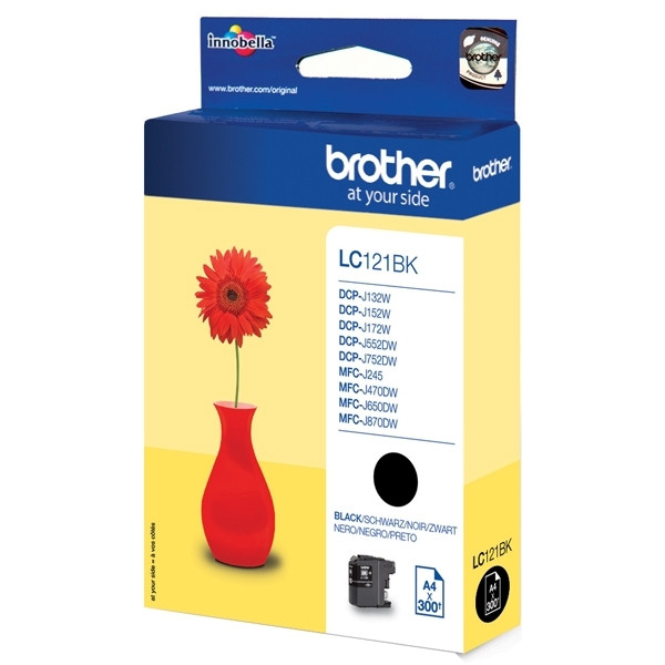 Brother LC-121BK cartouche d'encre (d'origine) - noir LC-121BK 900736 - 1