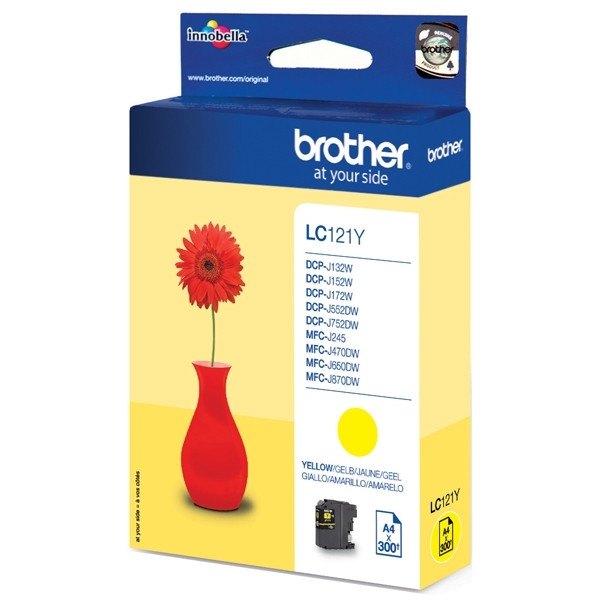 Brother LC-121Y cartouche d'encre (d'origine) - jaune LC-121Y 900739 - 1