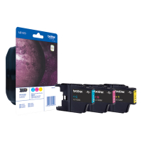 Brother LC-1220RBWBP multipack 3 couleurs (d'origine) LC-1220RBWBP LC1220BKBP2 LC1220BKBP2DR 350020
