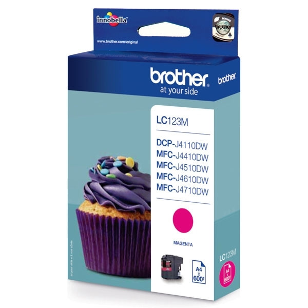 Brother LC-123M cartouche d'encre (d'origine) - magenta LC-123M 029094 - 1