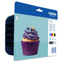 Brother LC-123VALBP multipack noir  3 couleurs (d'origine) LC-123VALBP LC123VALBP LC123VALBPDR 029110