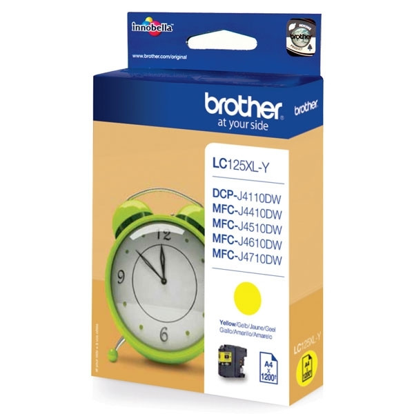 Brother LC-125XLY cartouche d'encre haute capacité (d'origine) - jaune LC-125XLY 029104 - 1