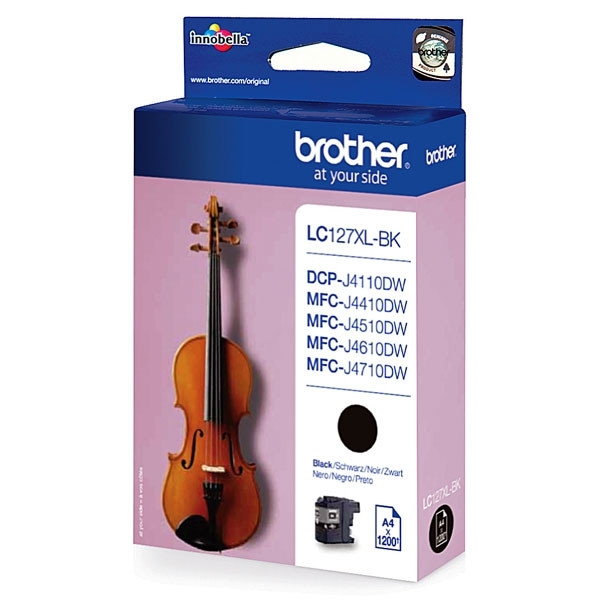 Brother LC-127XLBK cartouche d'encre noire haute capacité (d'origine) LC-127XLBK 902590 - 1