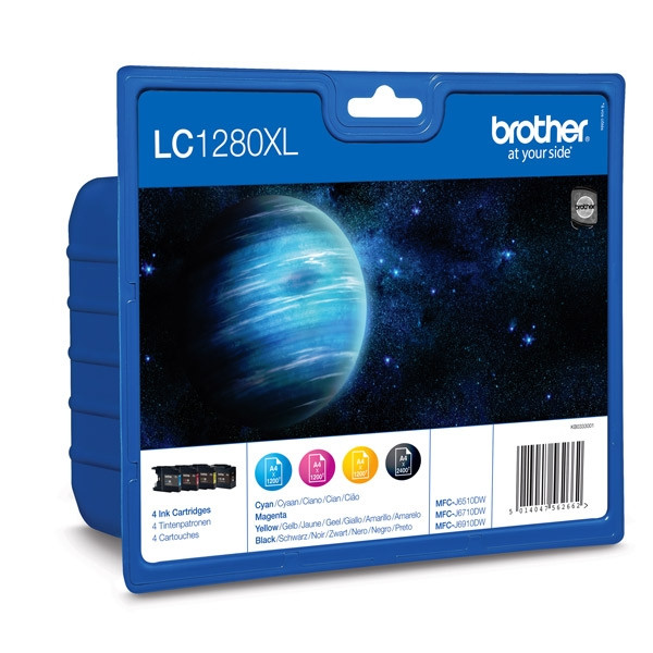 Brother LC-1280XLVALBP multipack 4 cartouches (d'origine) LC-1280XLVALBP 029085 - 1