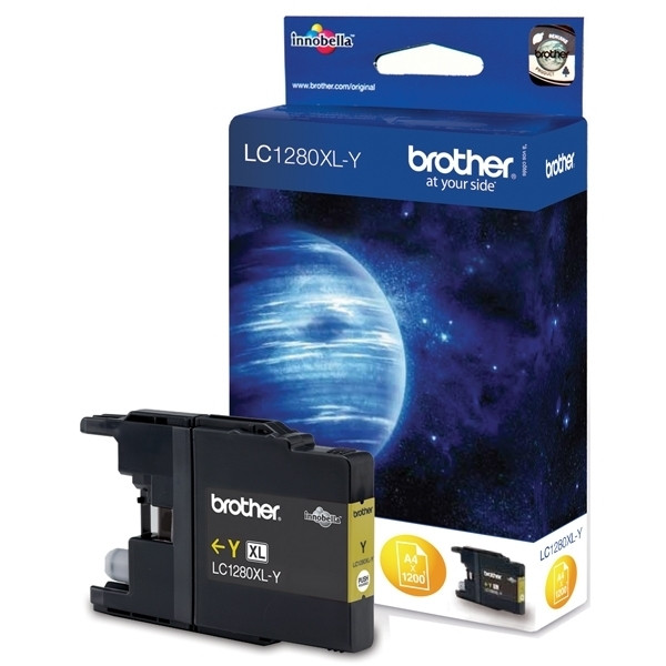 Brother LC-1280XLY cartouche d'encre haute capacité (d'origine) - jaune LC1280XLY 029068 - 1