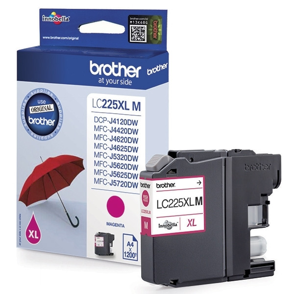 Brother LC-225XLM cartouche d'encre haute capacité (d'origine) - magenta LC-225XLM 029152 - 1