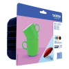 Brother LC-227XLVALBP multipack noir + 3 couleurs (d&#039;origine) LC-227XLVALBP 028930