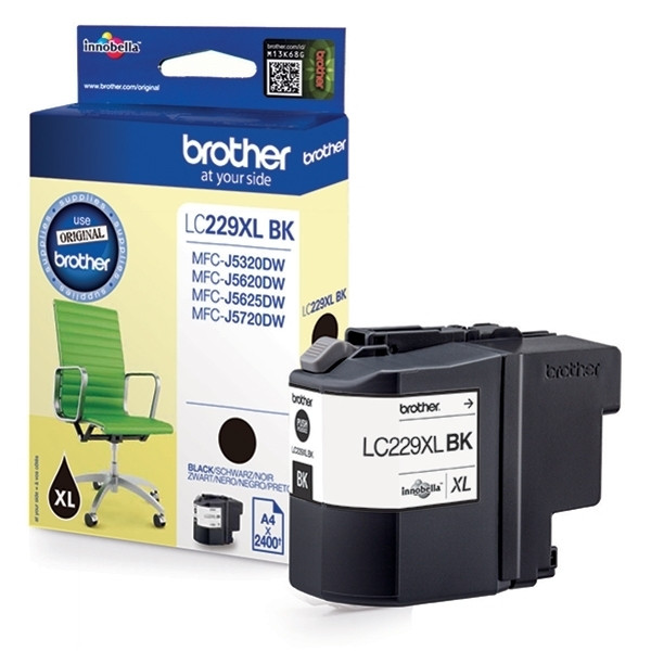 Brother LC-229XLBK cartouche d'encre noire capacité extra-haute (d'origine) LC-229XLBK 029156 - 1