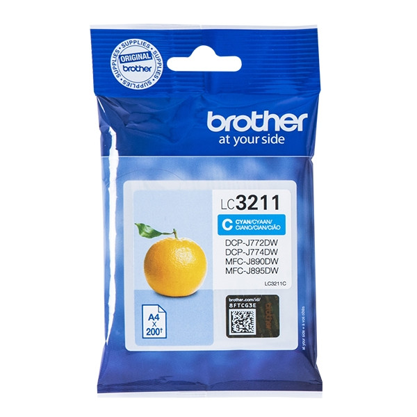 Brother LC-3211C cartouche d'encre (d'origine) - cyan LC3211C 028480 - 1