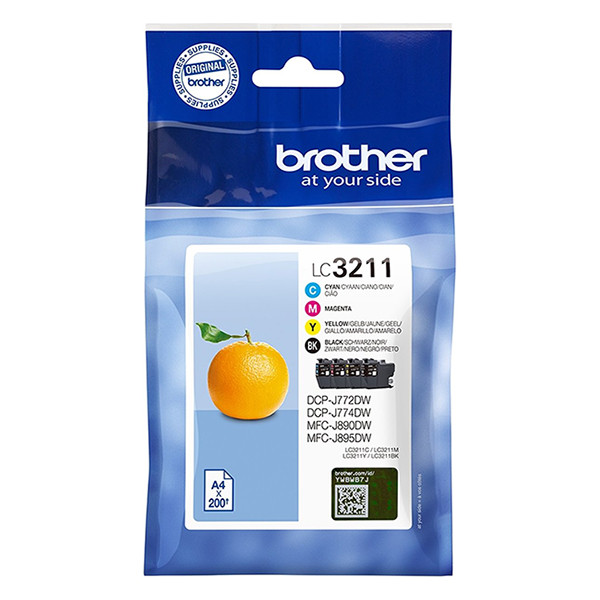 Brother LC-3211VAL multipack 4 cartouches (d'origine) LC3211VAL 028506 - 1