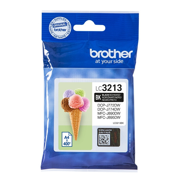 Brother LC-3213BK cartouche d'encre haute capacité (d'origine) - noir LC3213BK 028486 - 1