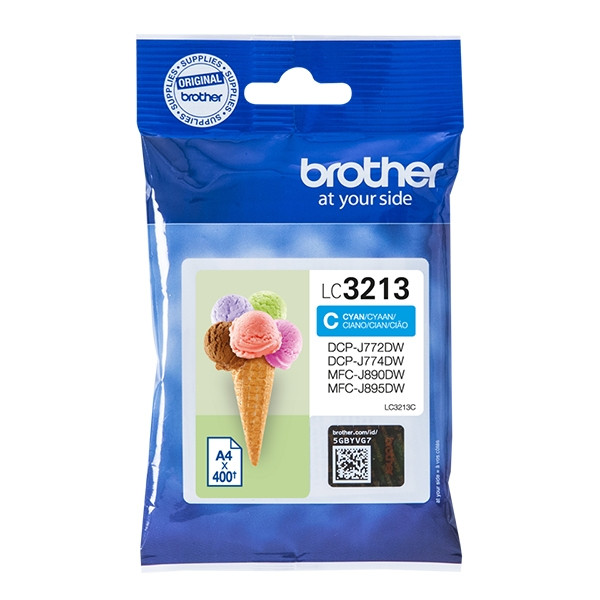 Brother LC-3213C cartouche d'encre cyan haute capacité (d'origine) LC3213C 902617 - 1