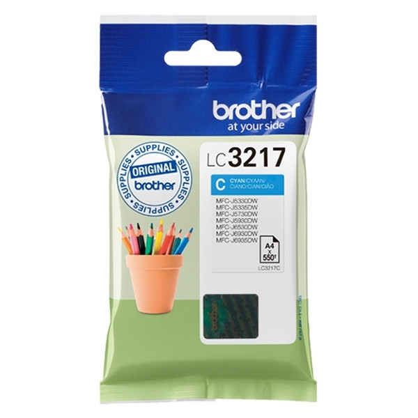 Brother LC-3217C cartouche d'encre (d'origine) - cyan LC3217C 028902 - 1