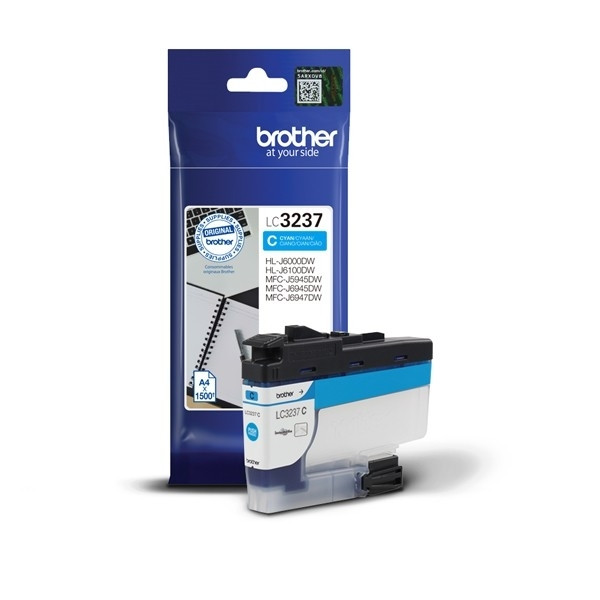 Brother LC-3237C cartouche d'encre cyan (d'origine) LC3237C 051212 - 1