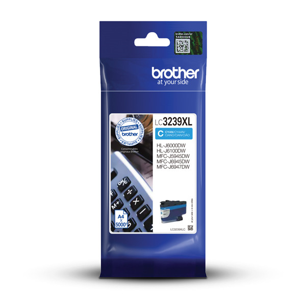 Brother LC-3239XLC cartouche d'encre cyan haute capacité (d'origine) LC3239XLC 051220 - 1