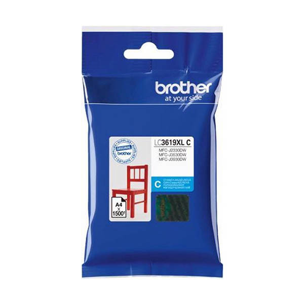 Brother LC-3619XL C cartouche d'encre haute capacité (d'origine) - cyan 028584 - 1