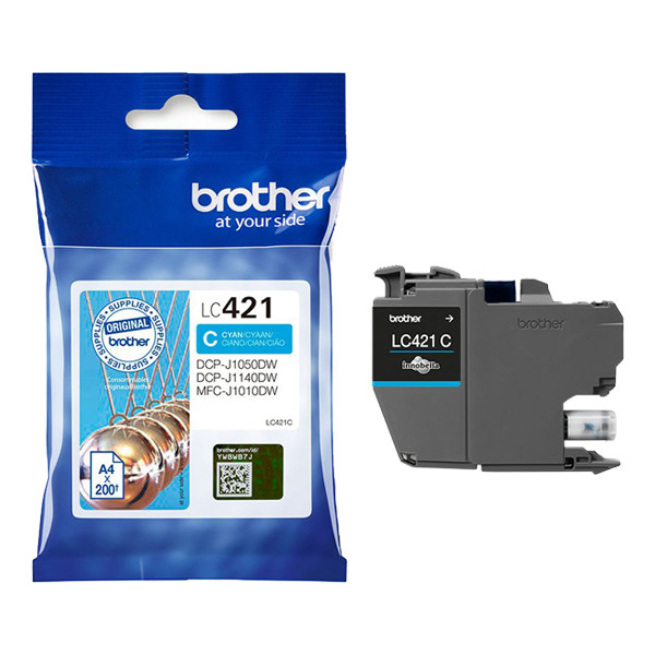 Brother LC-421C cartouche d'encre (d'origine) - cyan LC-421C 051286 - 1