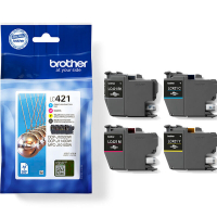 Brother LC-421VAL multipack noir + 3 couleurs (d'origine) LC-421VAL 051292