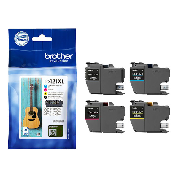 Brother LC-421XLVAL multipack 4 cartouches d'encre (d'origine) LC-421XLVAL 051302 - 1