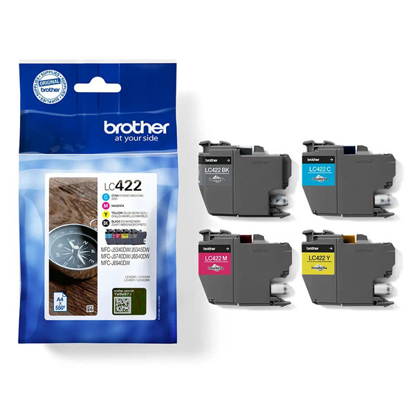 Brother LC-422VAL multipack 4 cartouches d'encre (d'origine) LC-422VAL 051320 - 1