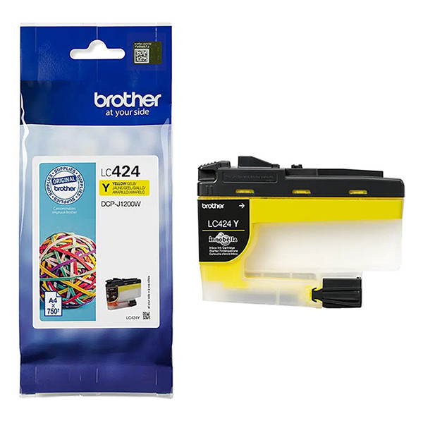 Brother LC-424Y cartouche d'encre (d'origine) - jaune LC424Y 051272 - 1