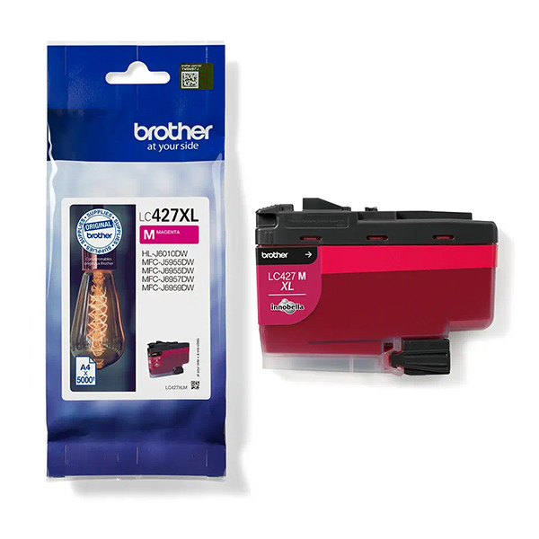 Brother LC-427XLM cartouche d'encre haute capacité (d'origine) - magenta LC427XLM 051346 - 1