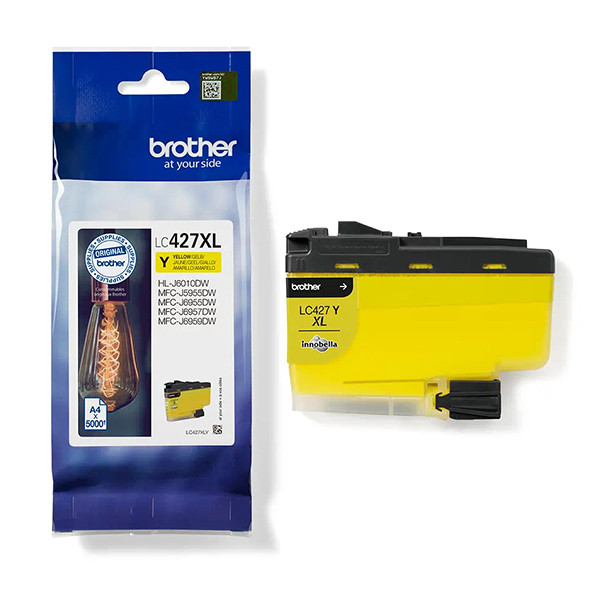 Brother LC-427XLY cartouche d'encre haute capacité (d'origine) - jaune LC427XLY 051348 - 1