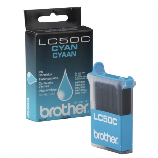 Brother LC-50C cartouche d'encre (d'origine) - cyan LC50C 028729 - 1