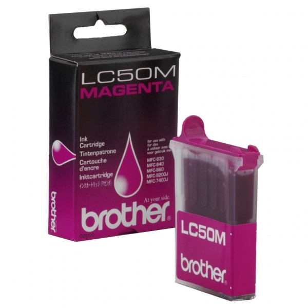 Brother LC-50M cartouche d'encre (d'origine) - magenta LC50M 028749 - 1