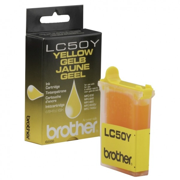 Brother LC-50Y cartouche d'encre (d'origine) - jaune LC50Y 028769 - 1